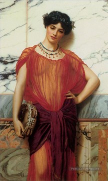  dame - Drusilla néoclassique dame John William Godward